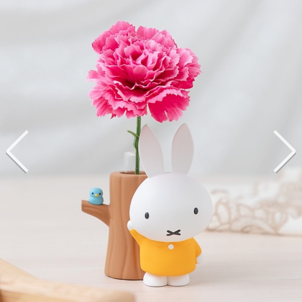 Flower Miffy Bird and Friends Single Flower Mini Vase Art Flower See Pictures!